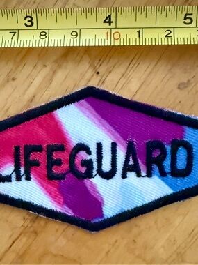Lifeguard Multicolor Embroidered Patch - Unbranded